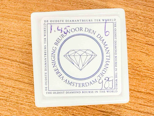 Saffier - 1.45 carat aan echte natuurlijke ronde saffieren - afbeelding 2 van  4