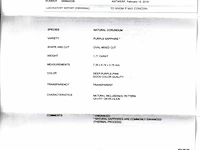 Saffier - 1.71 carat natuurlijke saffier met igi certificaat - afbeelding 2 van  4