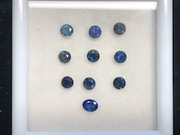 Saffier - 2.10 carat saffier - afbeelding 1 van  5