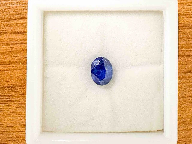 Saffier - 2.57 carat natuurlijke saffier - afbeelding 1 van  4