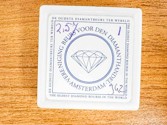 Saffier - 2.57 carat natuurlijke saffier - afbeelding 2 van  4