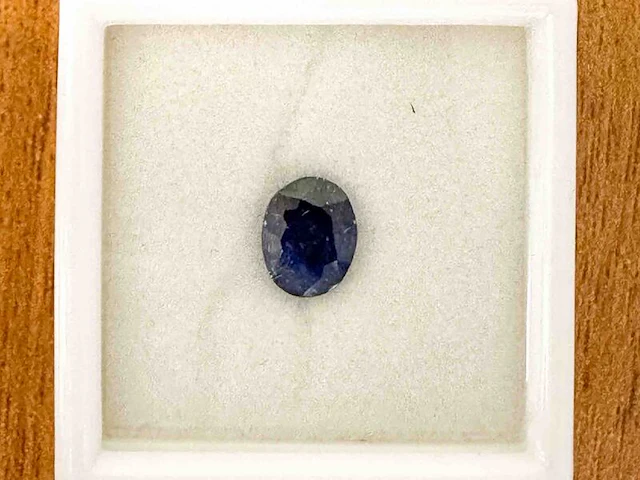 Saffier - 2.90 carat natuurlijke saffier - afbeelding 1 van  4