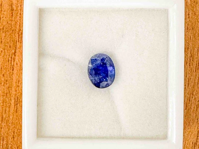 Saffier - 3.02 carat natuurlijke saffier - afbeelding 1 van  4