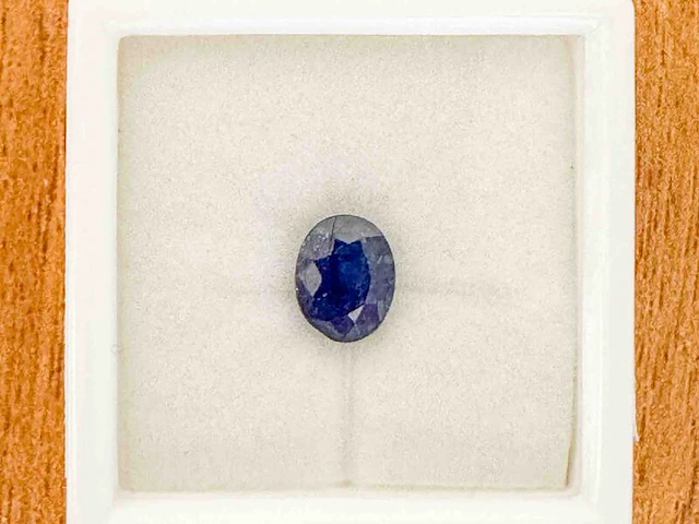 Saffier - 3.07 carat natuurlijke saffier - afbeelding 1 van  4