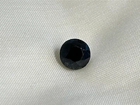 Saffier - grote natuurlijke donkere briljant geslepen saffier van 3.45 carat - afbeelding 1 van  4