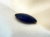 Saffier - natuurlijke saffier van hoge kwaliteit met nel certificaat 3.38 carat - afbeelding 1 van  6