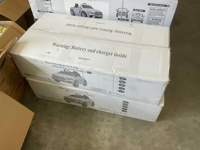 Safi line cls-350 mercedes-benz elektrische kinderauto - afbeelding 2 van  7