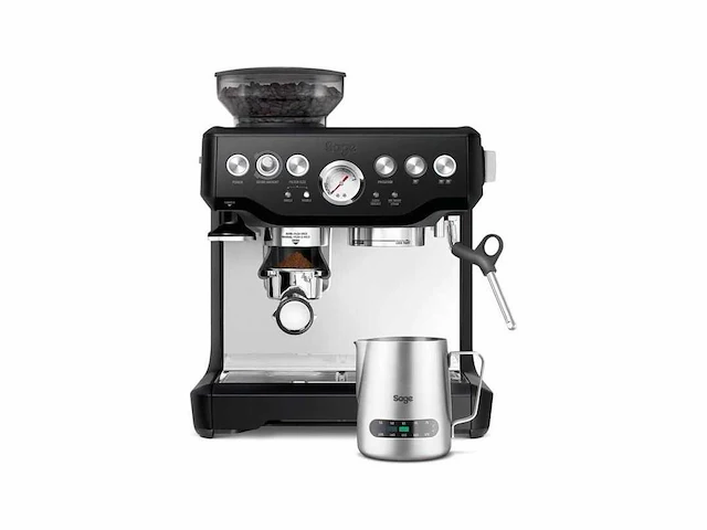 Sage the barista express espressomachine - mat zwart - afbeelding 1 van  4