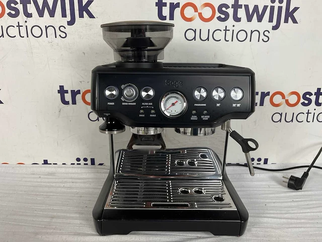Sage the barista express espressomachine - mat zwart - afbeelding 2 van  4