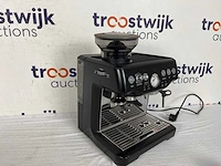 Sage the barista express espressomachine - mat zwart - afbeelding 3 van  4