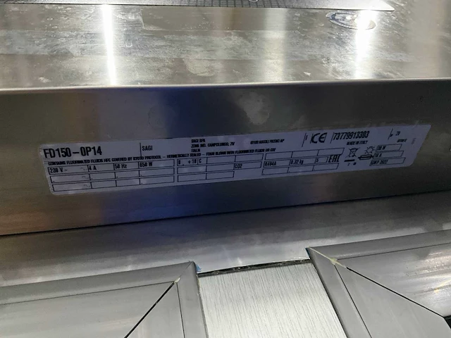 Sagi fd-150-op 14 dubbeldeurs koelkast - afbeelding 6 van  6