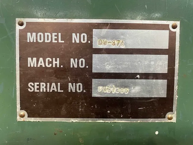 Sahara - dw-37a - breedbandschuurmachine - afbeelding 7 van  12