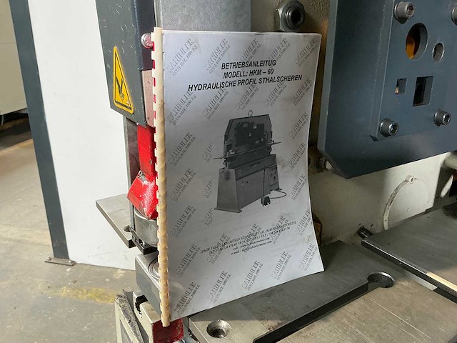 Sahinler - hkm-60 - punch & shear machine - 2017 - afbeelding 12 van  13