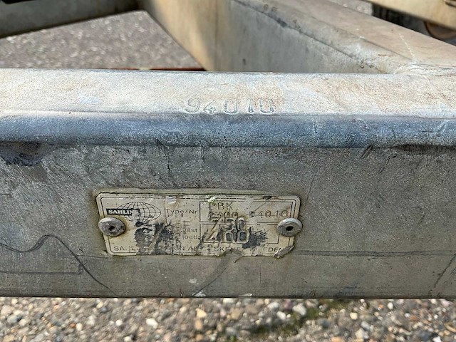 Sahlin pbk1300 haspel aanhangwagen - afbeelding 7 van  15