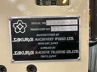 Sakurai cylinder sc72a zeefdruk cilinderpers, volautomaat - afbeelding 3 van  12