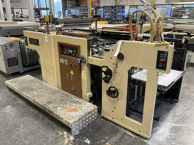 Sakurai cylinder sc72a zeefdruk cilinderpers, volautomaat - afbeelding 5 van  12
