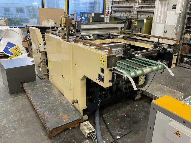Sakurai cylinder sc72a zeefdruk cilinderpers, volautomaat - afbeelding 7 van  12