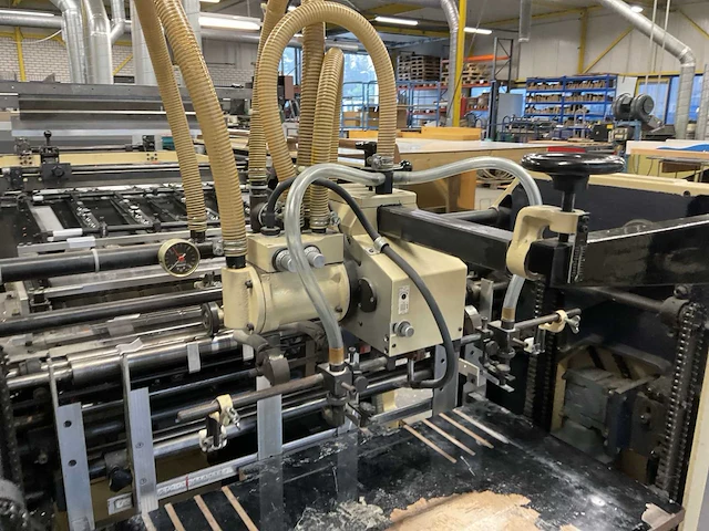 Sakurai cylinder sc72a zeefdruk cilinderpers, volautomaat - afbeelding 12 van  12