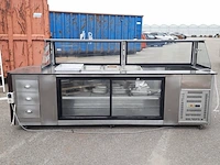 Saladebar met koeling