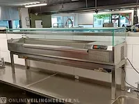 Saladiere op onderstel met warmtebrug apw