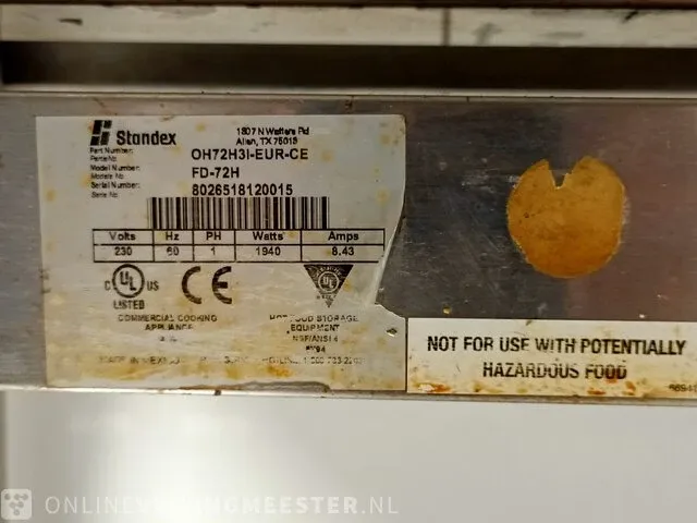 Saladiere op onderstel met warmtebrug apw - afbeelding 7 van  9