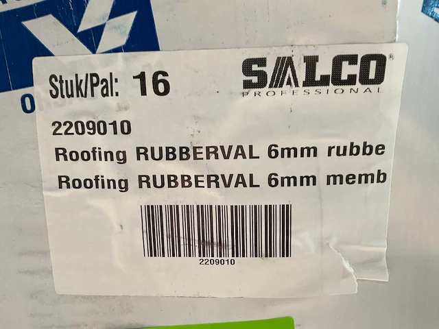 Salco - pallet rubberval dakbedekking - afbeelding 6 van  6