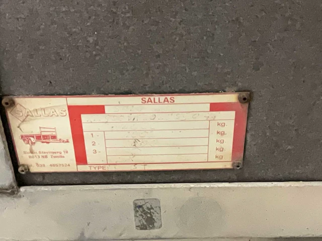 Sallas sala 2000 aanhangwagen - afbeelding 5 van  13