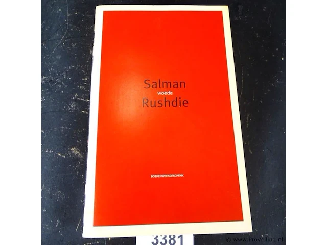 Salman rushdie. woede - afbeelding 1 van  5