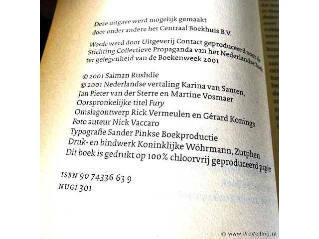 Salman rushdie. woede - afbeelding 4 van  5