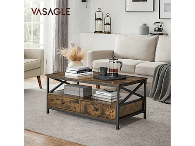 Salontafel 100x55 vasagle - afbeelding 2 van  3