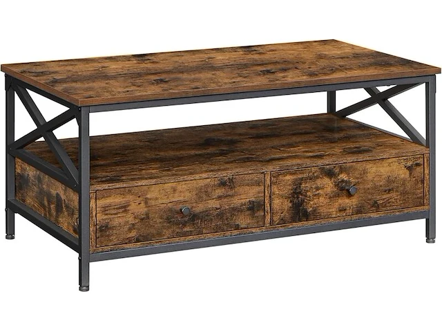 Salontafel 100x55x45 cm vasagle, lct201b01v1 - afbeelding 1 van  5