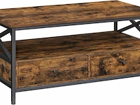 Salontafel 100x55x45 cm vasagle, lct201b01v1 - afbeelding 1 van  5