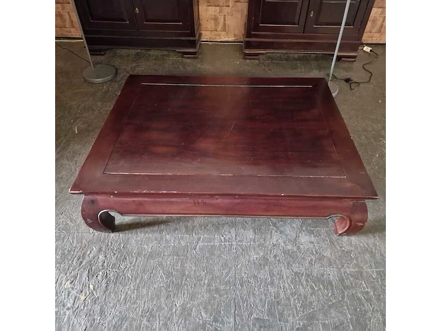 Salontafel chesterfield, bruin - afbeelding 1 van  3