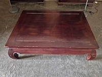 Salontafel chesterfield, bruin - afbeelding 1 van  3