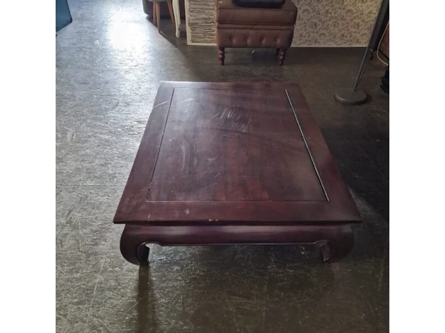Salontafel chesterfield, bruin - afbeelding 2 van  3