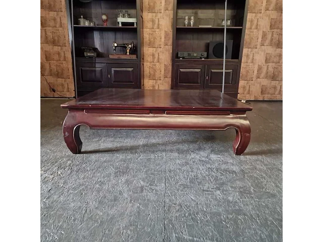 Salontafel chesterfield, bruin - afbeelding 3 van  3