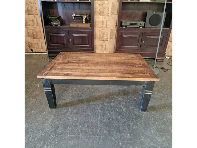 Salontafel chesterfield, bruin - afbeelding 1 van  3