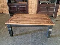 Salontafel chesterfield, bruin - afbeelding 1 van  3