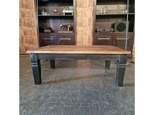 Salontafel chesterfield, bruin - afbeelding 2 van  3