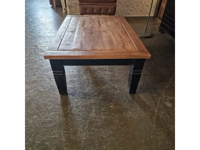 Salontafel chesterfield, bruin - afbeelding 3 van  3