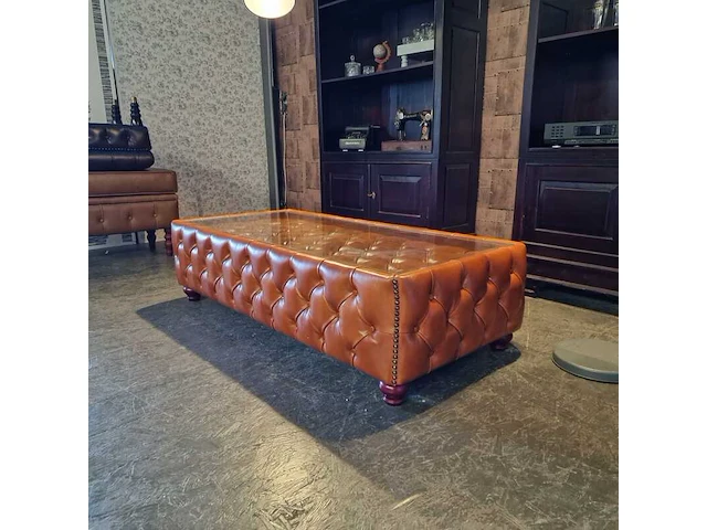 Salontafel chesterfield, caleb, bruin - afbeelding 2 van  2