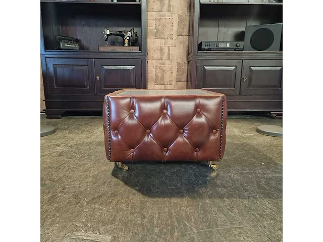 Salontafel chesterfield, caleb, bruin - afbeelding 1 van  3