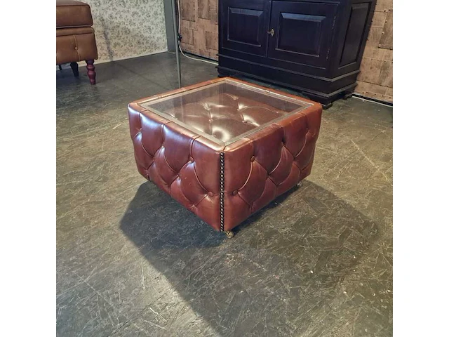 Salontafel chesterfield, caleb, bruin - afbeelding 2 van  3