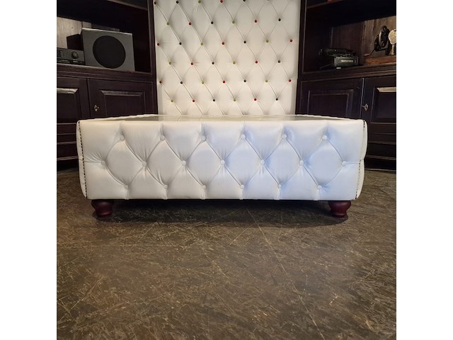 Salontafel chesterfield, caleb, crème - afbeelding 5 van  5