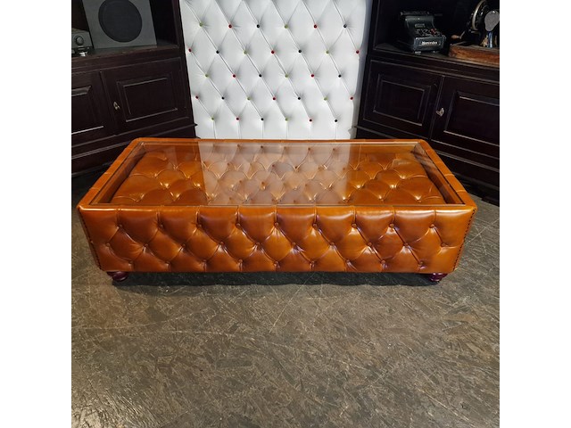 Salontafel chesterfield, caleb, oranje - afbeelding 1 van  5