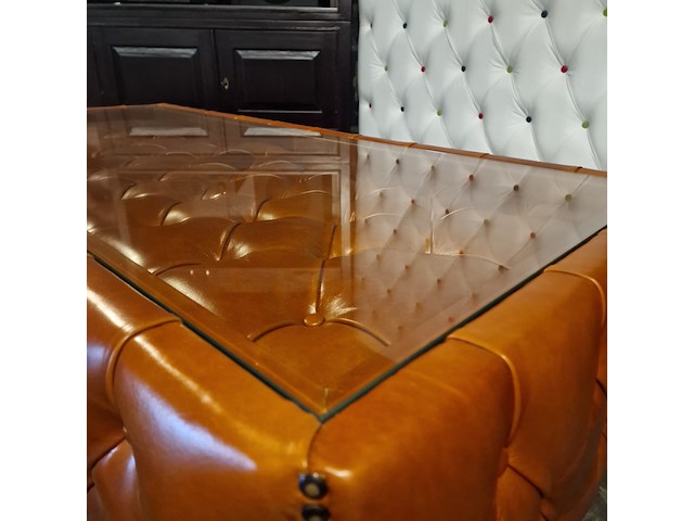 Salontafel chesterfield, caleb, oranje - afbeelding 3 van  5