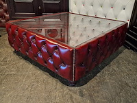 Salontafel chesterfield, caleb, rood - afbeelding 1 van  5