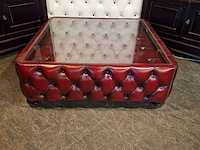 Salontafel chesterfield, caleb, rood - afbeelding 3 van  5
