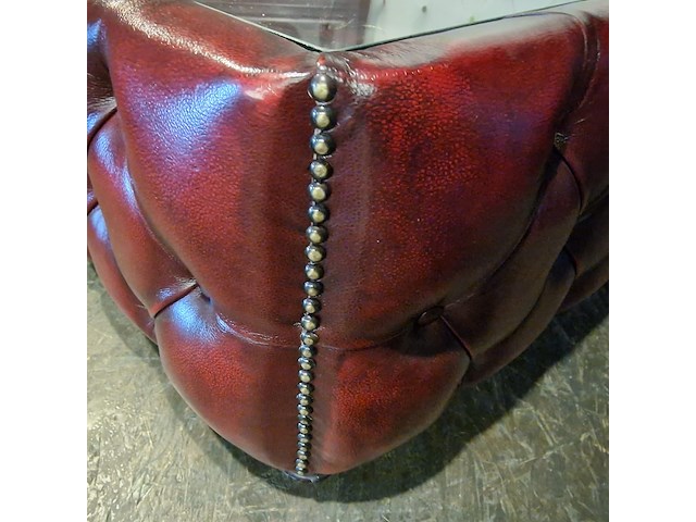 Salontafel chesterfield, caleb, rood - afbeelding 4 van  5