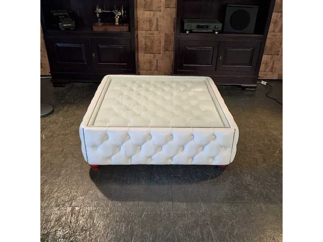 Salontafel chesterfield, caleb, wit - afbeelding 1 van  3